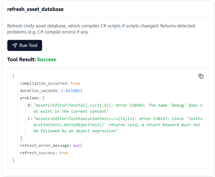 Asset Database Refresh